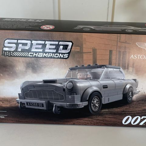 76911 LEGO Speed Champions Aston Martin DB5 (007), uåpnet og utgått sett