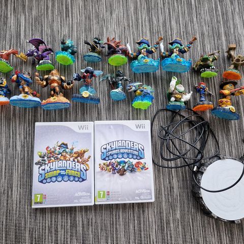 Skylanders Swap Force & Skylanders Spyro's Adventures Wii + masse figurer