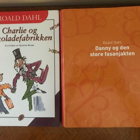 Danny og den store fasanjakten, Charlie og sjokoladefabrikken , Roald Dahl