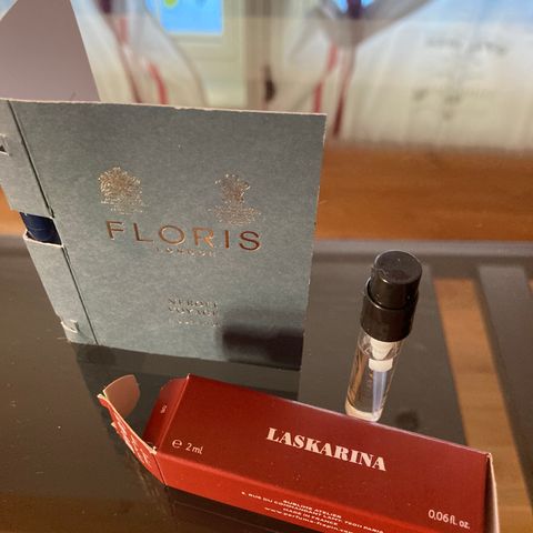 Frapin og Floris nisje parfymeprøver