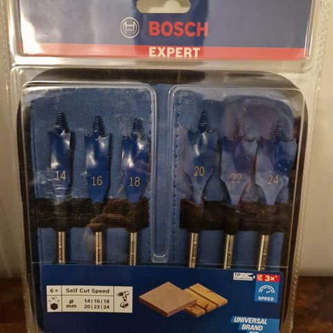 Bosch flatfreseborsett