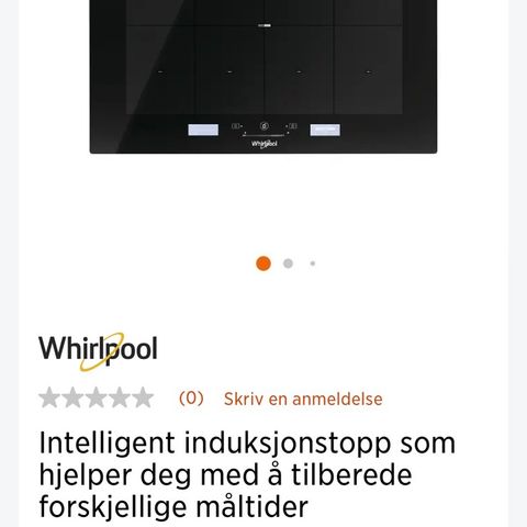 induksjonstopp Whirlpool