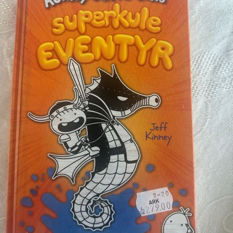 Artig bok for barn/ungdom. Rowley Jeffersons Superkule Eventyr. Innbundet!