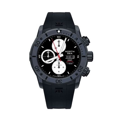 -30% RABATT North Sea Deep Arctic Black Dial av Edox til sterkt redusert pris!