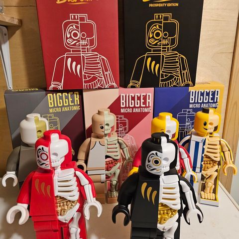 Mighty Jaxx Jason Freeny Bigger Micro Anatomic figurer selges.