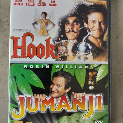 Hook - 1992 - Jumanji - 1995 ( DVD) - Robin Williams