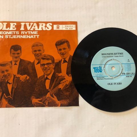 OLE IVARS / REGNETS RYTME - 7" VINYL SINGLE