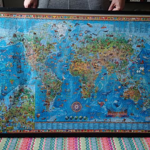 Ravensburger Amazing World 1500pcs Puslespill i ramme