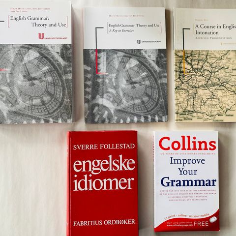 Fagbøker engelsk bokpakke 5 bøker