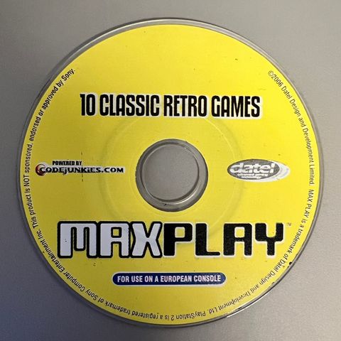 MaxPlay 10 Classic Retro Games (bare disken)