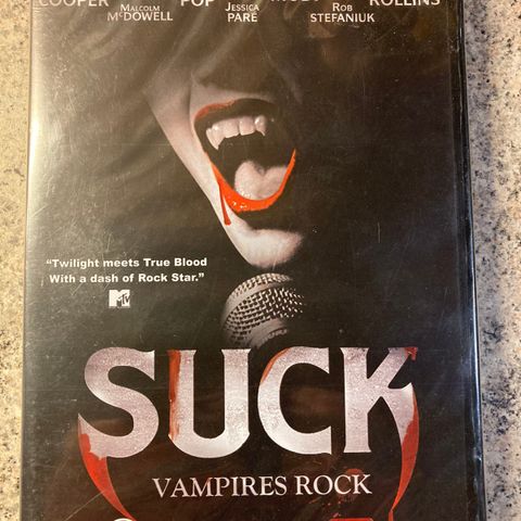 Suck - Vampires rock. Ny i plast. Norsk tekst.