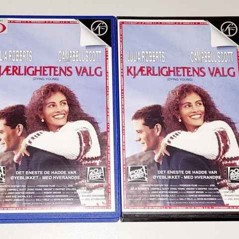 2 VHS BIG BOX.KJÆRLIGHETENS VALG.