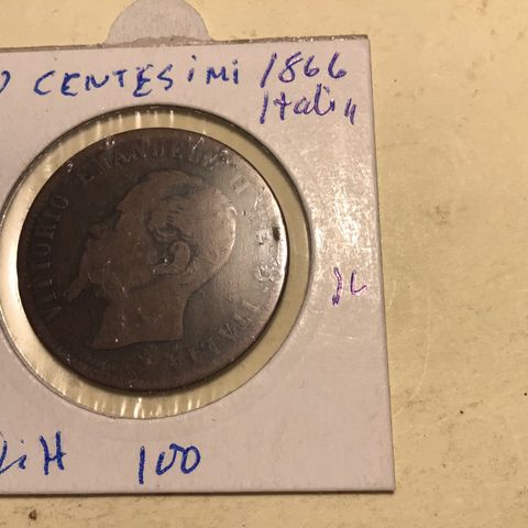 10 centesimi  1866