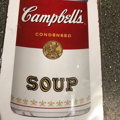 skilt SOUP Campbellis