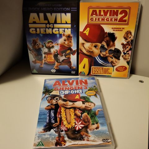 Alvin og gjengen 1, 2 & 3