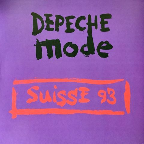 Depeche Mode - Suisse 93 - 2LP Live 1993..NY & Uspilt