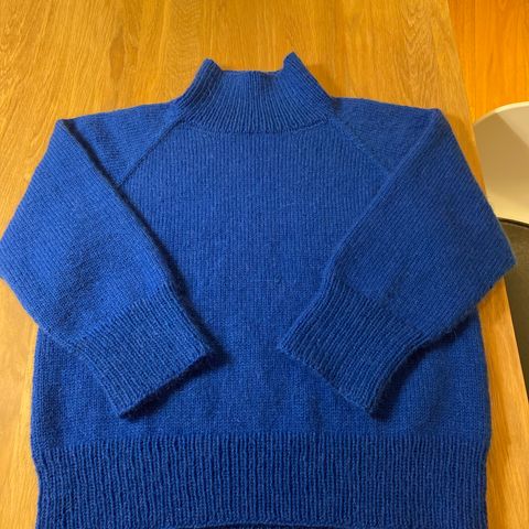 Ny Petite knit louvre sweater str XL i Sandnes sunday og silk mohair