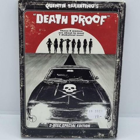 Death Proof. 2 disc dvd