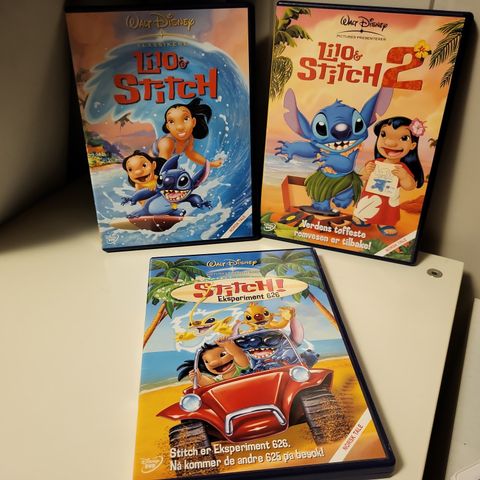Lilo & Stitch x 4 filmer