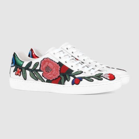 Gucci Ace Floral embroidered sneakers str 36