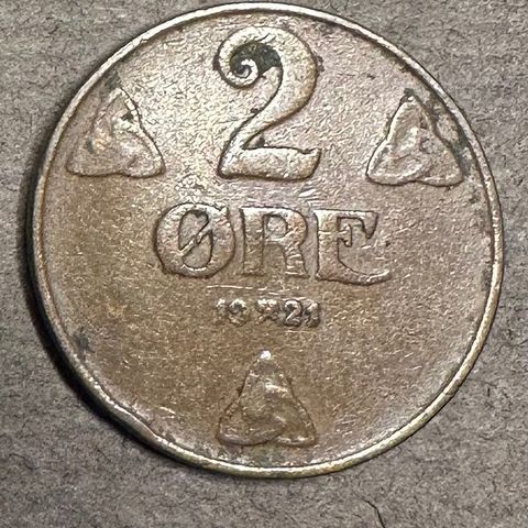 2 øre 1921 (3019 AN)