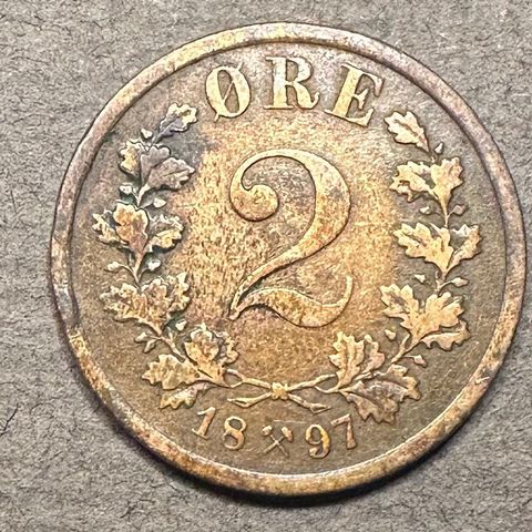 2 øre 1897  (3026 AN)