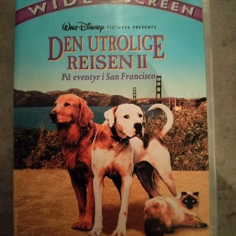 Den utrolige Reisen 2 - Disney - 1996 ( DVD)