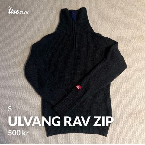 Ulvang rav zip genser