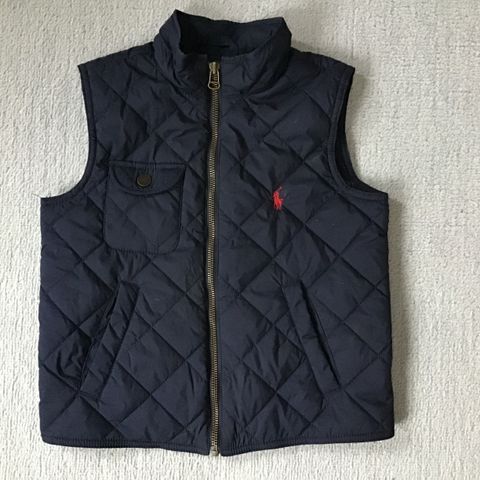 Polo Ralph Lauren  vattert vest str. S (ca 8 år?)