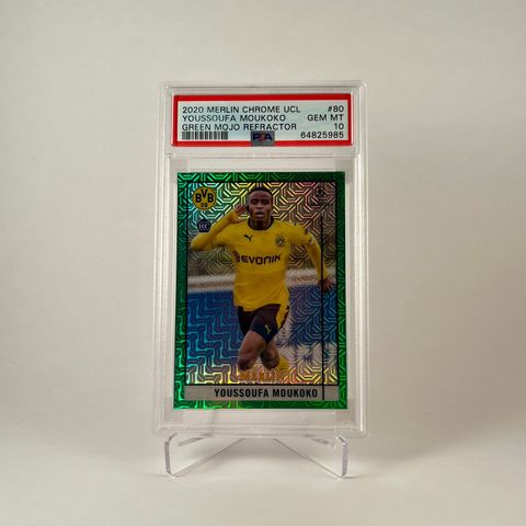 PSA 10 Youssoufa Moukoko RC topps merlin /99