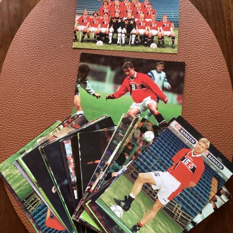 Norges Fotballforbund kort fra 1990 tallet. Gamle Fotballkort