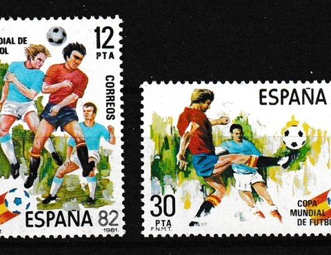 Spania 1981 - VM i fotball 1982 - postfrisk (E15)