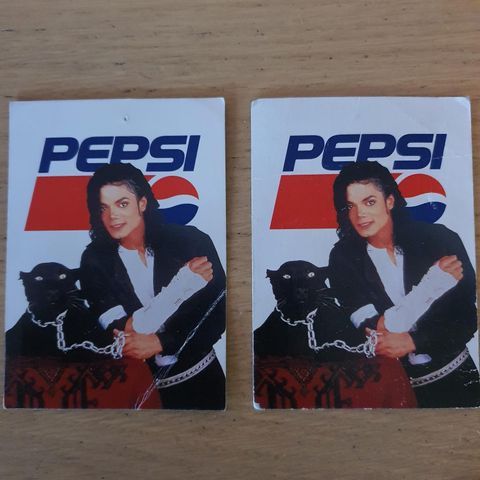 Pepsikort Michael Jackson selges
