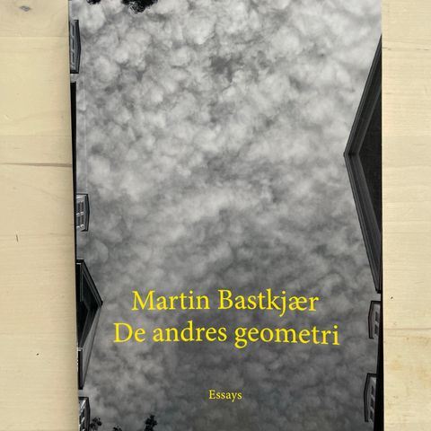 Martin Bastkjær «De andres geometri», essays om bl.a Stig Sæterbakken