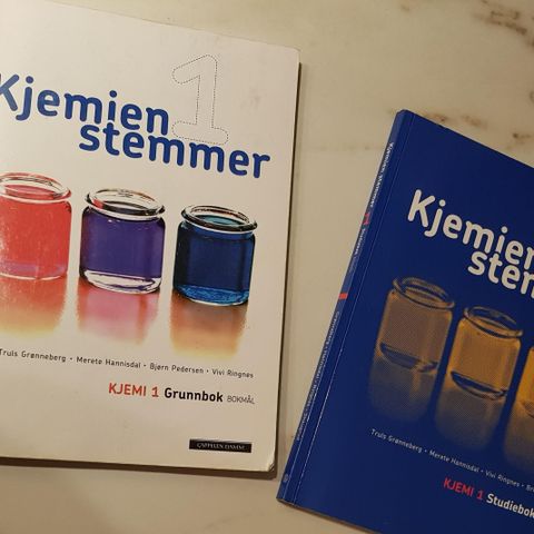 Kjemien stemmer 1 grunnbok og studiebok (Kjemi  1)