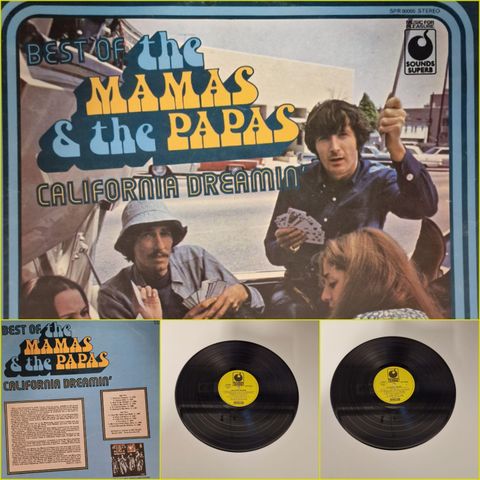 BEST OF THE MAMMS & THE PAPAS "CALIFORNIA DREAMIN"  1977