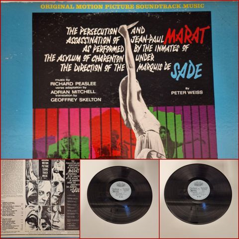 RICHARD PEASLEE - MARAT SADE "THE ORIGINAL MOTION PICTURE SOUNDTRACK MUSIC" 1967