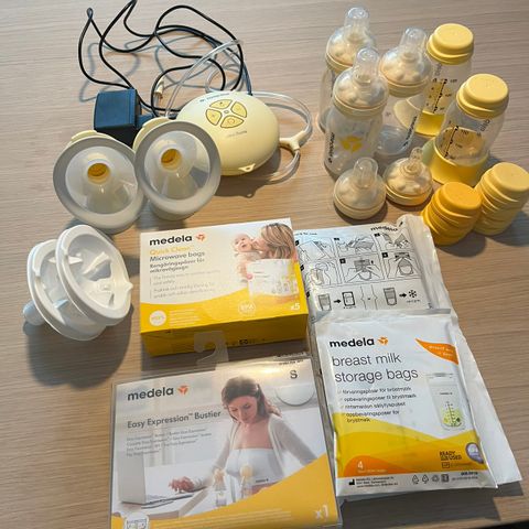 Medela Flex brystpumpe, flasker og BH