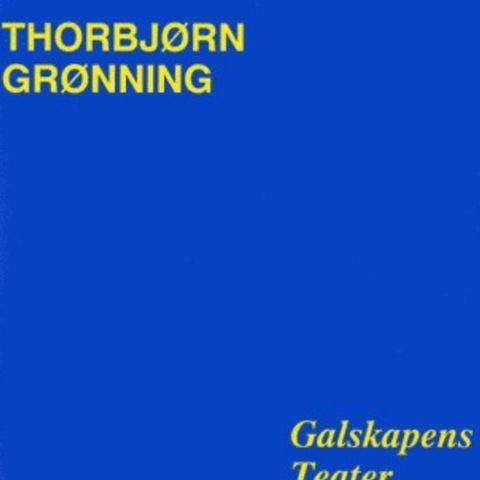 Thorbjørn Grønning - Galskapens Teater LP til salgs.