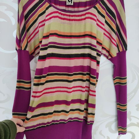 MISSONI, CASHMERE OG SILKE GENSER STR. M-XL