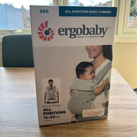 Ergobaby 360 Bæresele - Ubrukt