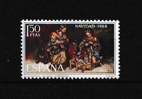 Spania 1966 - Postfriskt Julefrimerke (E-4)