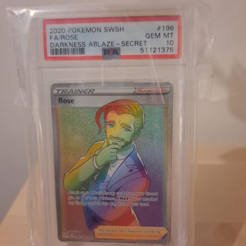 Rose Full Art Secret Rare, PSA 10