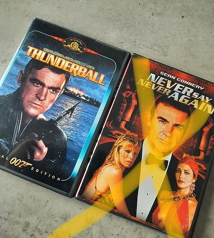 James Bond - Sean Connery ( DVD) - Sone 1 - Thunderball - Never Say Never again