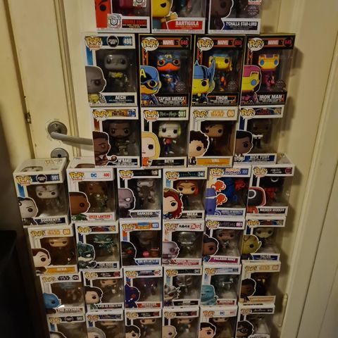 47 stk Funko Pop Figurer