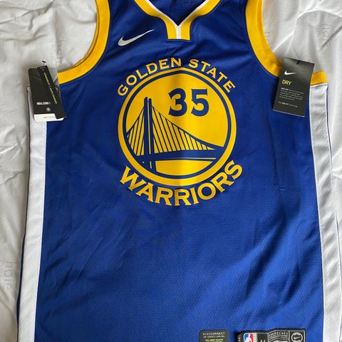 NIKE NBA Golden State Warriors Kevin DURANT #35 drakt (ny med tags)