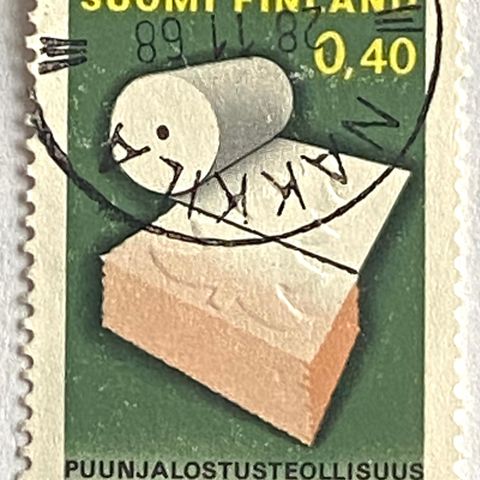 Finland 1968 Treforedlingsindustrien   AFA 656 Stemplet