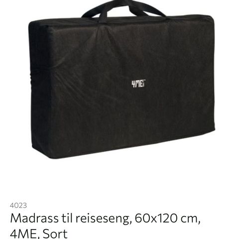 Madrass til reiseng - ubrukt