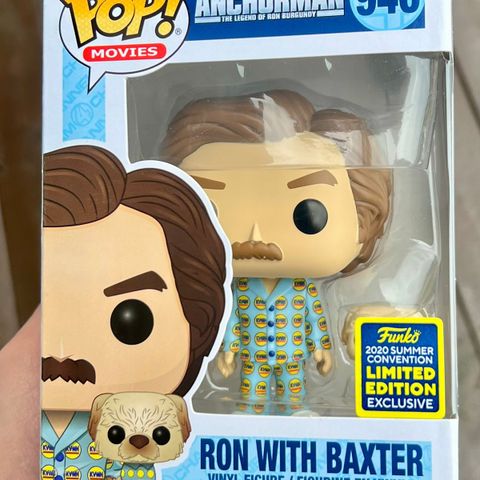 Funko Pop! Ron with Baxter [Summer Convention] | Anchorman (946)
