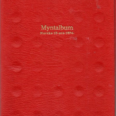 Myntalbum - Norske 10-ører 1874-1985!